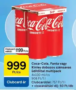 Tesco Coca-Cola ajánlat