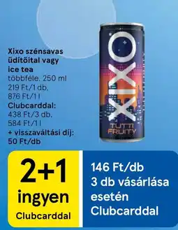 Tesco Xixo szénsavas üdítőital ajánlat