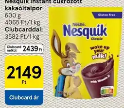 Tesco Nesquik instant cukrozott kakaóitalpor ajánlat