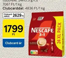 Tesco nescafe 3in1 ajánlat