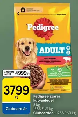 Tesco Pedigree száraz kutyaeledel ajánlat