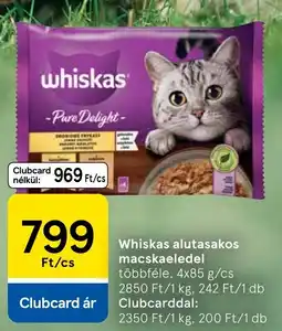 Tesco Whiskas alutasakos macskaeledel ajánlat