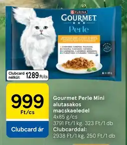 Tesco Gourmet Perle Mini alutasakos macskaeledel ajánlat
