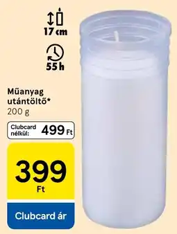 Tesco Müanyag utántöltő ajánlat