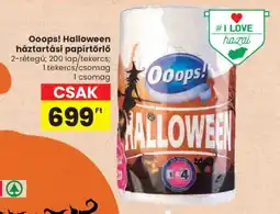 Spar Ooops! halloween háztartási papírtörlő ajánlat