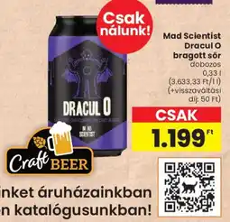 Spar Mad Scientist Dracul O ajánlat