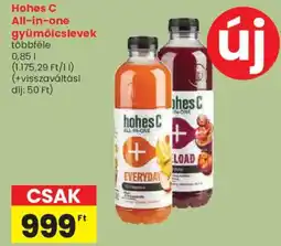 Spar Hohes C all-in-one gyümölcslevek ajánlat