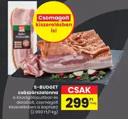 Spar S-budget császárszalonna ajánlat