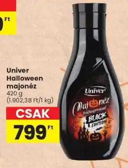 Spar Univer halloween majonéz ajánlat