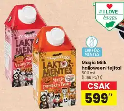 Spar Magic Milk halloweeni tejital ajánlat