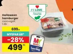 Spar Halloween hamburger ajánlat