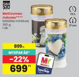 Spar SimPex Basic Motívumos mécses ajánlat