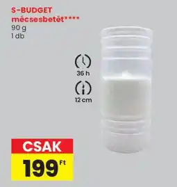Spar S-Budget mécsesbetét ajánlat