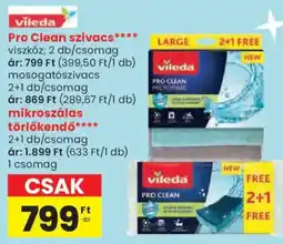 Spar Vileda pro clean szivacs ajánlat