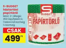 Spar S budget papírtörlő ajánlat