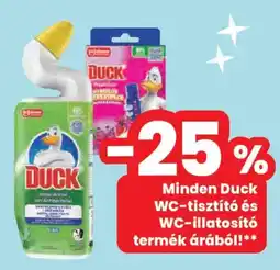 Spar Duck wc-tisztító és wc-illatosító ajánlat