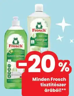 Spar Frosch tisztítószer ajánlat