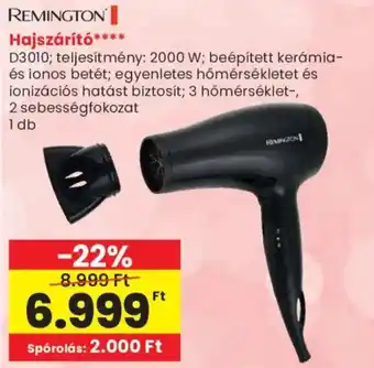 Remington hajszárító