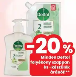 Spar Dettol folyékony szappan ajánlat