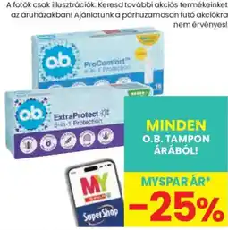 Spar O.B. tampon ajánlat