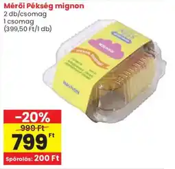 Spar Mérői Pékség mignon ajánlat