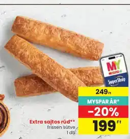 Spar Extra sajtos rúd ajánlat