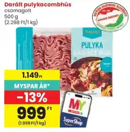 Spar Ballo pulyka combhús ajánlat
