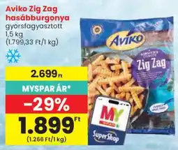 Spar Aviko hasábburgonya ajánlat