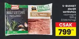 Spar S-budget darált sertéshús ajánlat