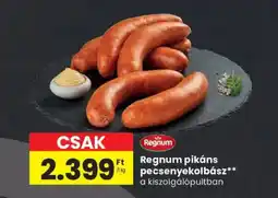 Spar Regnum pecsenyekolbász ajánlat