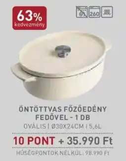 Spar Öntöttvas főzőedény fedővel ajánlat