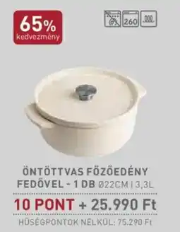 Spar Öntöttvas főzőedény fedővel ajánlat