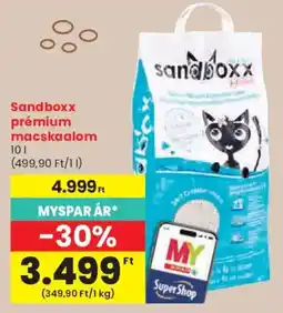 Spar Sandboxx prémium macskaalom ajánlat