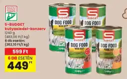 Spar S-budget kutyaeledel-konzerv ajánlat