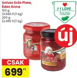Spar Univer édes pista ajánlat