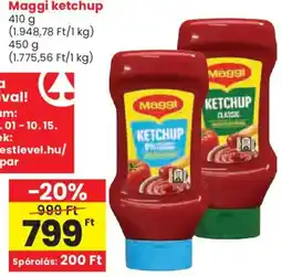Spar Maggi ketchup ajánlat