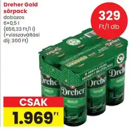 Spar Dreher gold sörpack ajánlat