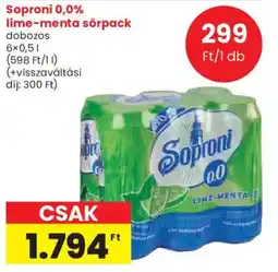 Spar Soproni 0,0% ajánlat
