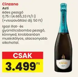 Spar Cinzano Asti ajánlat