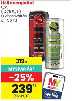 Spar Market Hell energiailat ajánlat