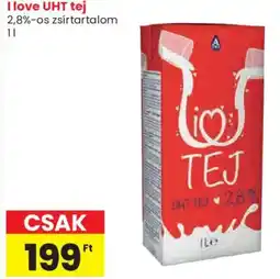 Spar I love UHT tej ajánlat