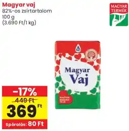 Spar Magyar Vaj ajánlat