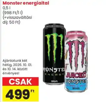 Monster energiatal