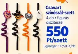 Pepco Csavart szívószál-szett ajánlat