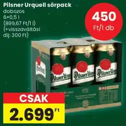 Spar Pilsner Urquell sör ajánlat