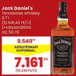 Spar Jack Daniel's tennessee whiskey ajánlat