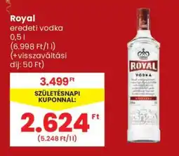 Spar Royal vodka ajánlat