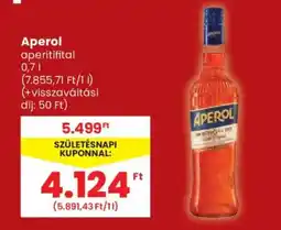 Spar Aperol ajánlat