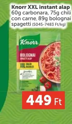 PRIVÁT Knorr xxl instant alap ajánlat
