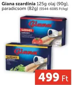 PRIVÁT Giana szardínia ajánlat